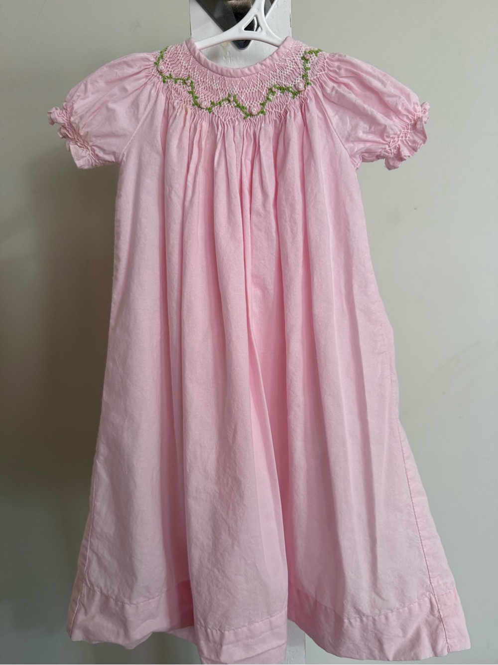 Baby Sen Smocked Bishop Dress